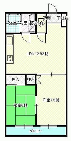 Ｅハウス・鳴神の物件間取画像